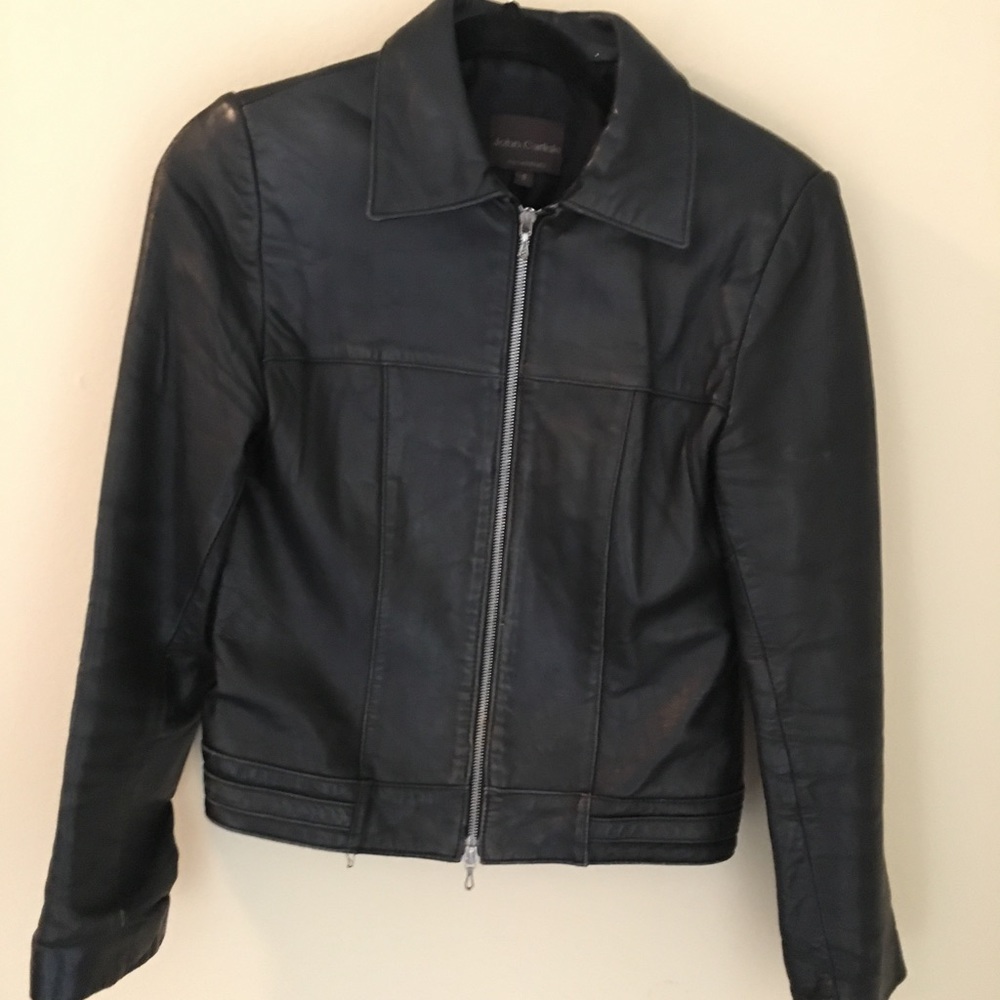 John Carlisle Leather Jacket Sz Small